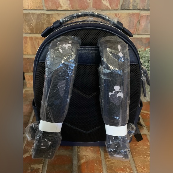 MCM all leather small backpack NWT - MMKCAVE07B1001 - Picture 4 of 7